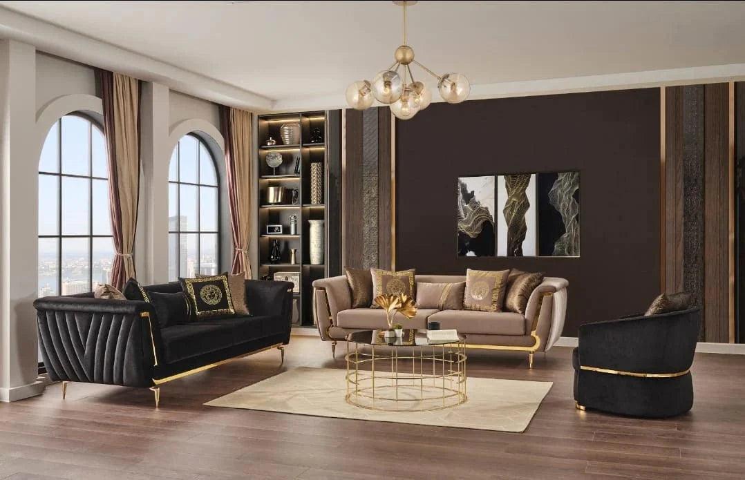 Alizze 3Pc Sofa Set - Furniture King