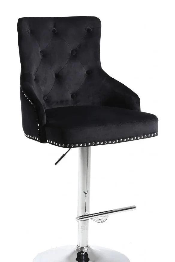 Velvet Bar Stool ST-6020 - Furniture King