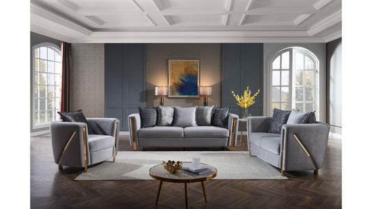 CHANELLE - Luxury 3Pc Sofa Set - Furniture King
