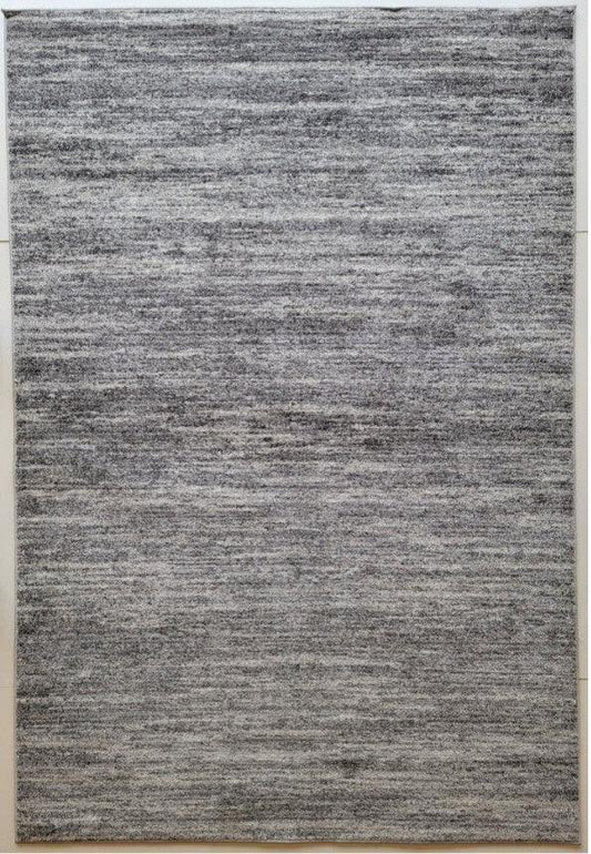 Striped Contemporary Gray Rug - Furniture King