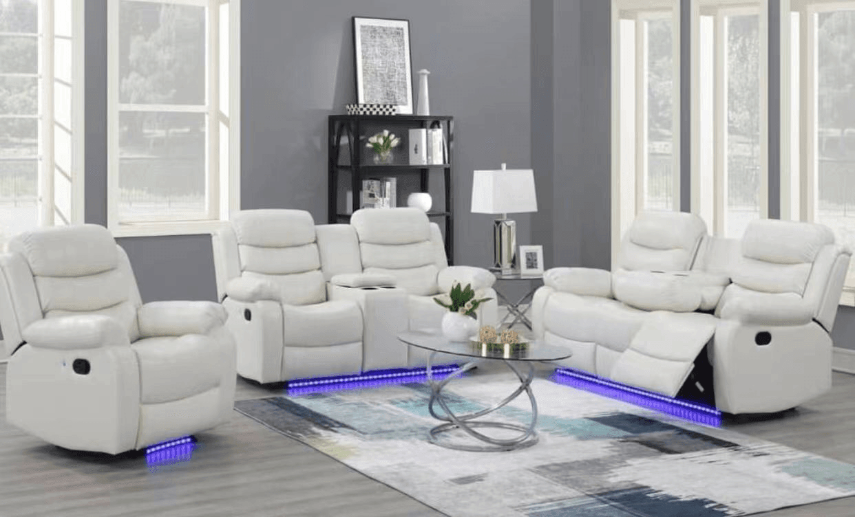 Living Room- Paco 3Pc Manual Recliner Set - Furniture King