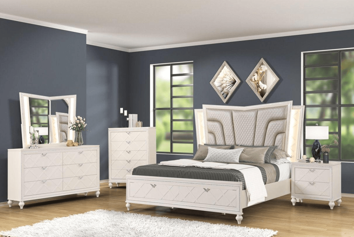 Venza - 6Pc Bedroom Set - Furniture King